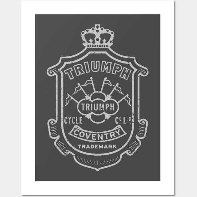 Triumph Motorcycles Wall Art by MindsparkCreative